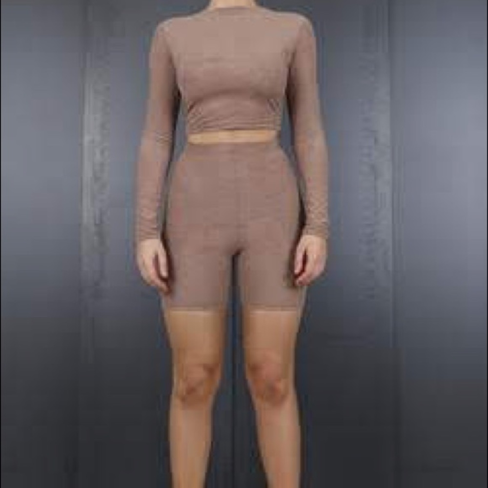 Suede biker set